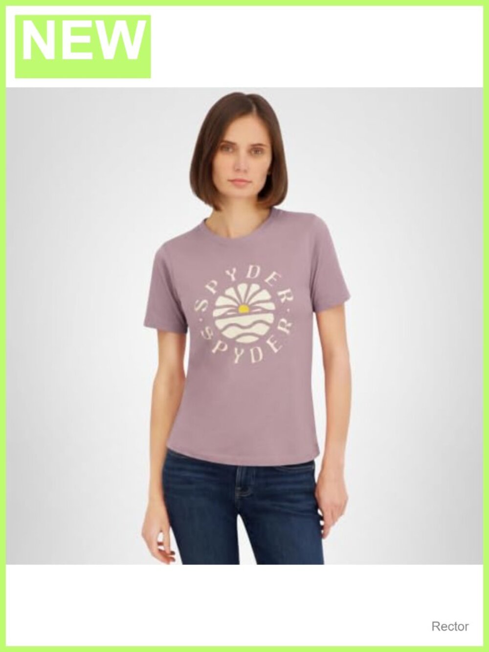 Spyder Retro Sunset Graphic Crew Neck Short Sleeve Tee T-Shirt